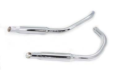 *UPDATE Exhaust Pipes Shorty Muffler Chrome