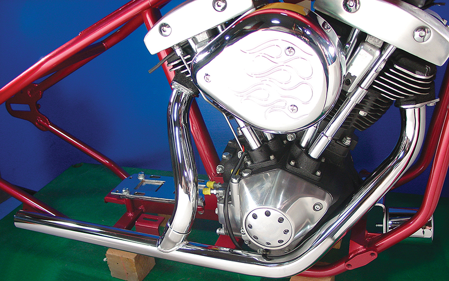 Chrome Exhaust Header Kit for Kick or Electric