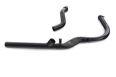 2 into 1 Black Exhaust Header Set