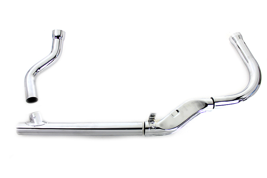 Duo Glide Exhaust Header Set Chrome