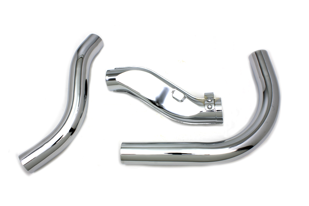 Knucklehead Exhaust Header Chrome
