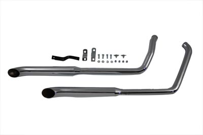 *UPDATE Exhaust Pipes With Turnout Muffler Chrome