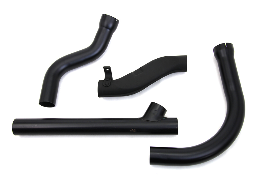 Panhead Exhaust Header Set Black