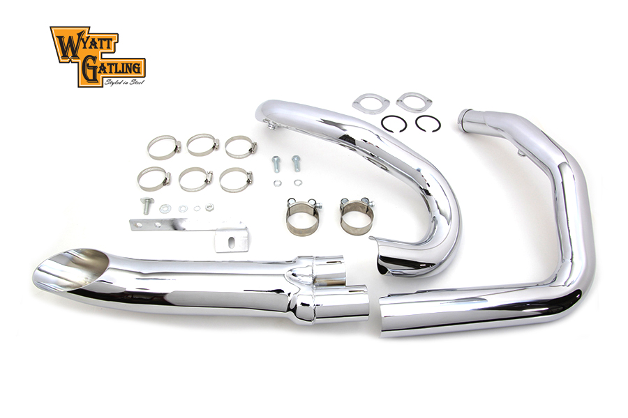 *UPDATE Wyatt Gatling 2 into 1 Exhaust Header Set Chrome