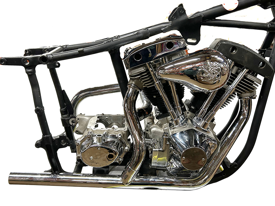 Dual Crossover Chrome Exhaust System