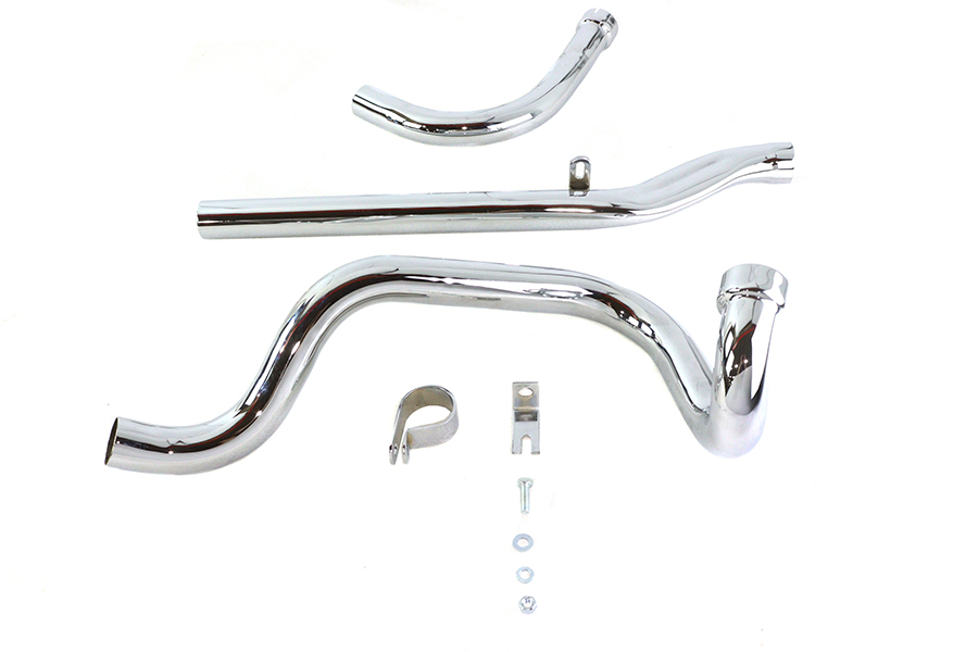 Dual Crossover Chrome Exhaust System