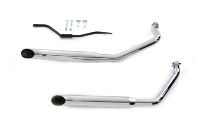 *UPDATE Chrome Exhaust Pipes With Turn Out Mufflers