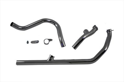 Chrome Dual Crossover Exhaust System