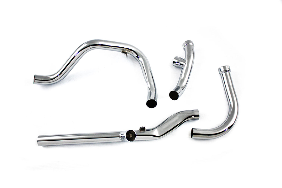 Dual Crossover Chrome Exhaust System