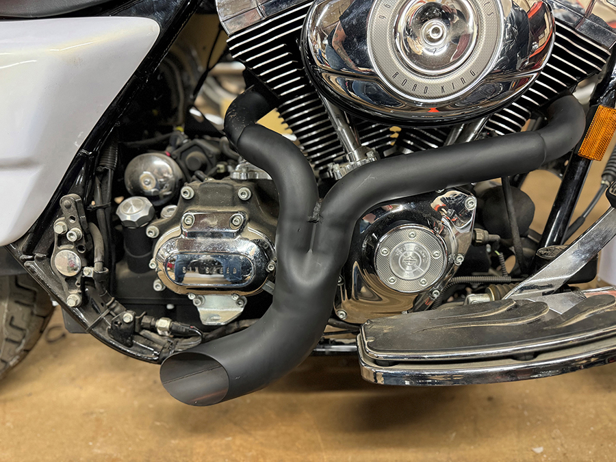 Wyatt Gatling Ground Pounder Exhaust System Black