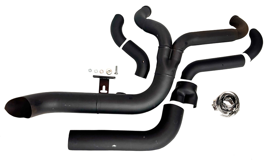 Speedster 1-3/4" 2 into 1 Exhaust Header Set Black