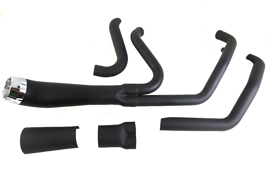 Cyclone 1-3/4" 2 into 1 Exhaust Header Set Black