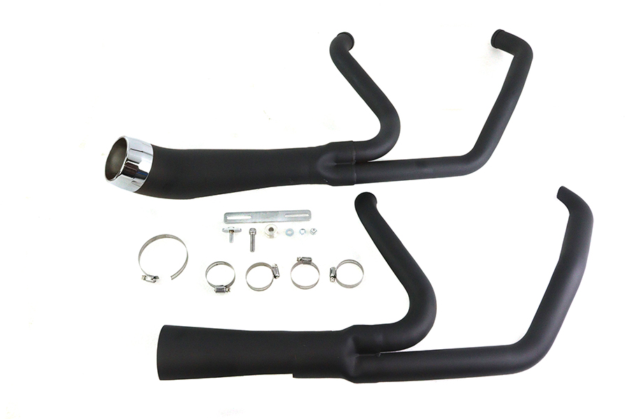Cyclone 1-3/4" 2 into 1 Exhaust Header Set Black
