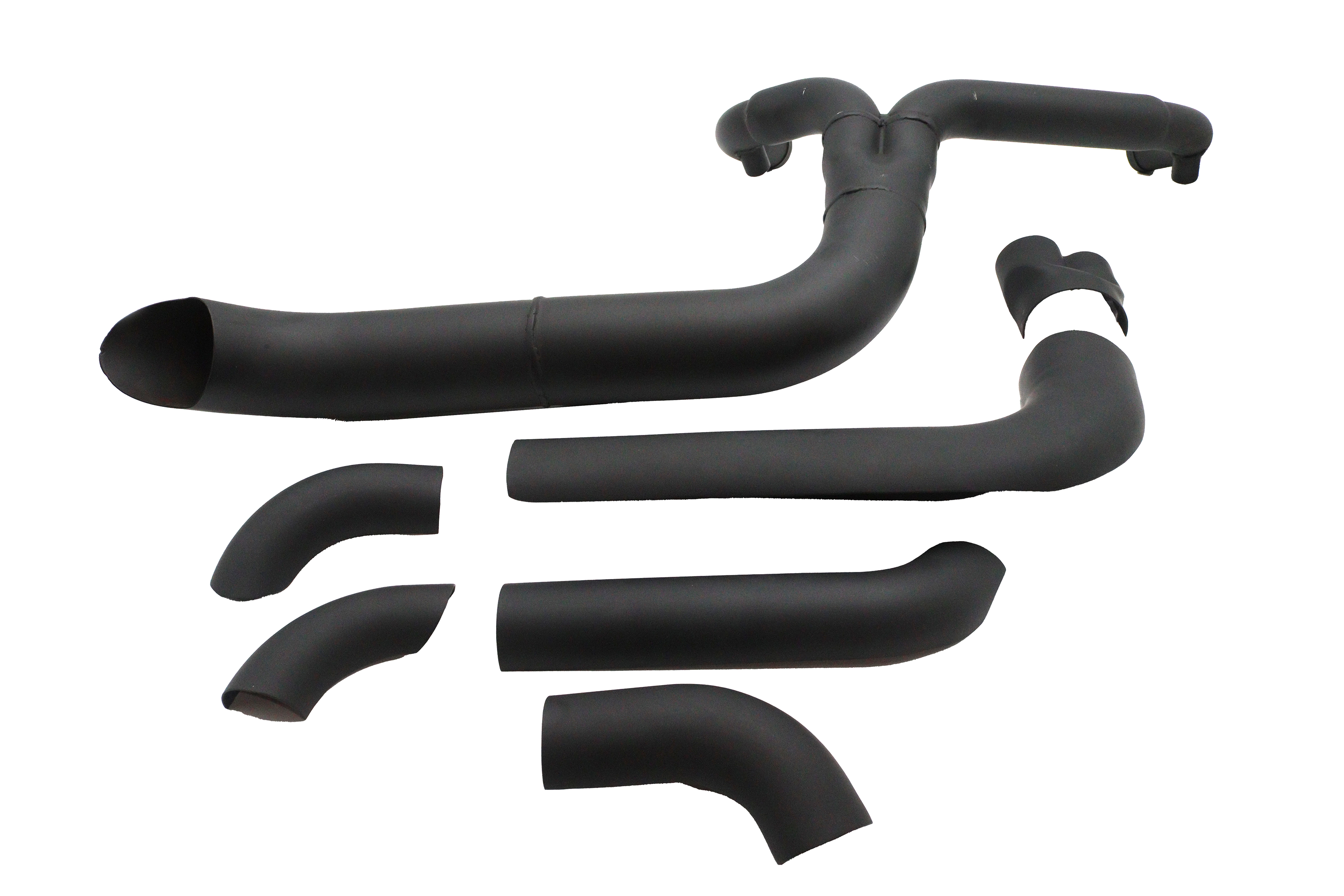 Factory Sample Speedster 1-3/4" 2 into 1 Exhaust Header Set Black