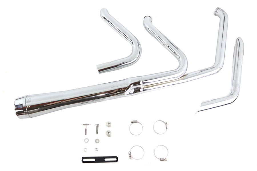 Wyatt Gatling Holeshot Exhaust Set Chrome