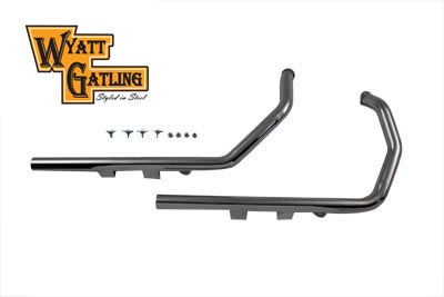 Wyatt Gatling Exhaust Drag Pipe Set Straight Cut Ends