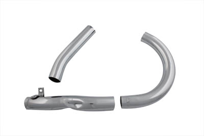 UL 3 Piece Exhaust System Set Chrome