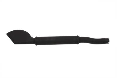 45" WL Bat Tail Muffler Black