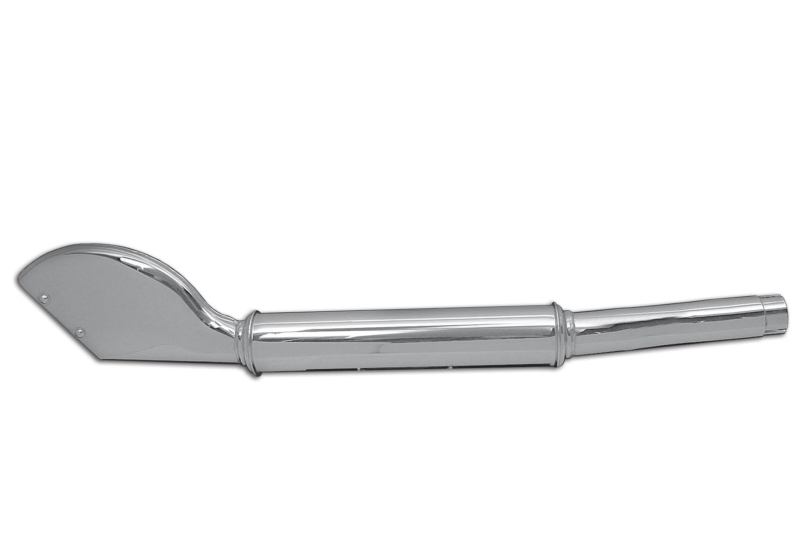 45" WL Bat Tail Muffler Chrome