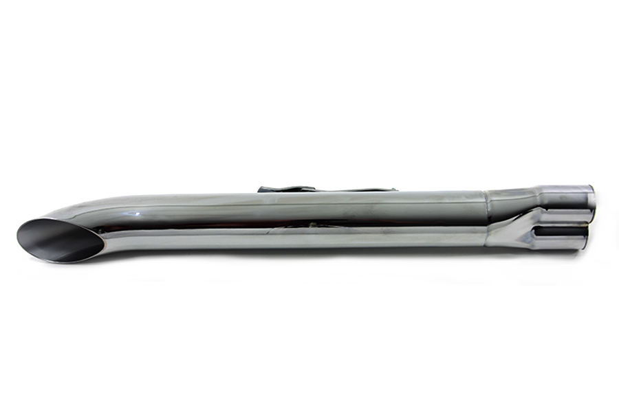 2:1 24" Collector Turn Out Muffler Chrome