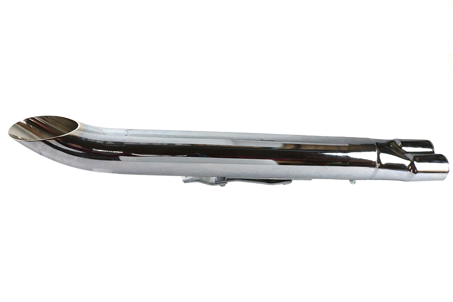 2:1 24" Collector Turn Out Muffler Chrome