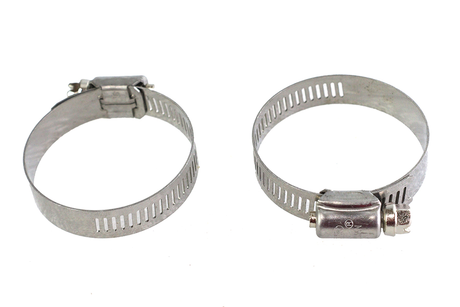 Exhaust Pipe Heat Shield Worm Clamp Set