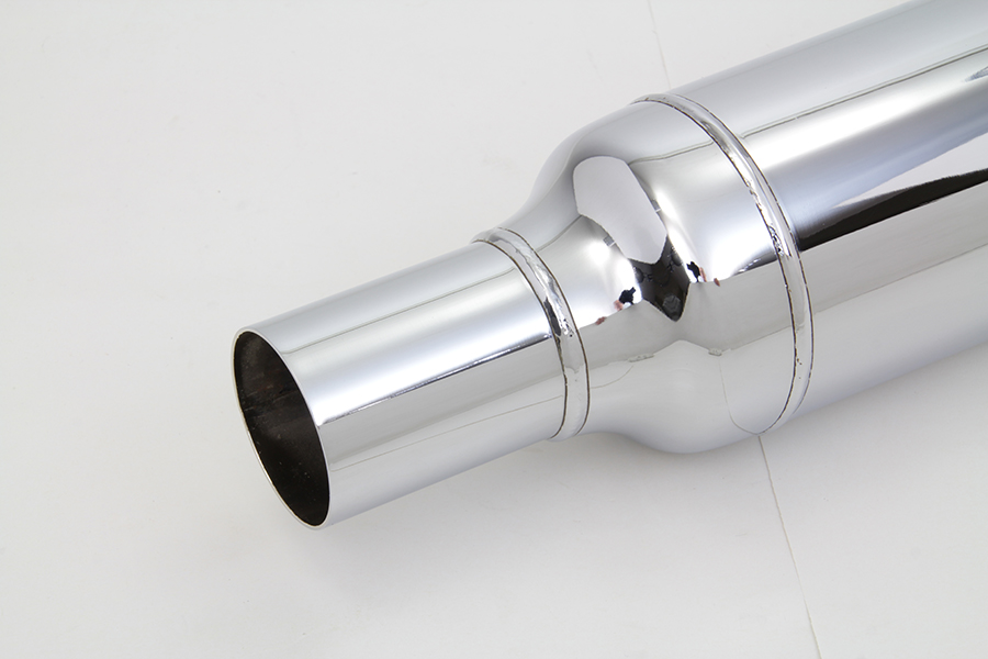 22インチ シガーマフラークローム FL系 22 inch Cigar Muffler Chrome fits Harley Davidson | eBay