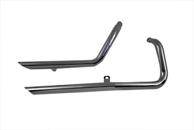 XL Exhaust Drag Pipe Set Turn Down