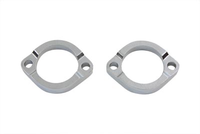 V-Twin 31-2112 Exhaust Clamp Set Chrome Allen Wide 