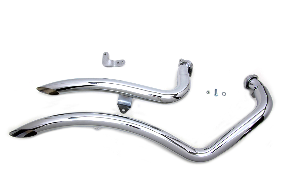 Exhaust Drag Pipe Set Curvado