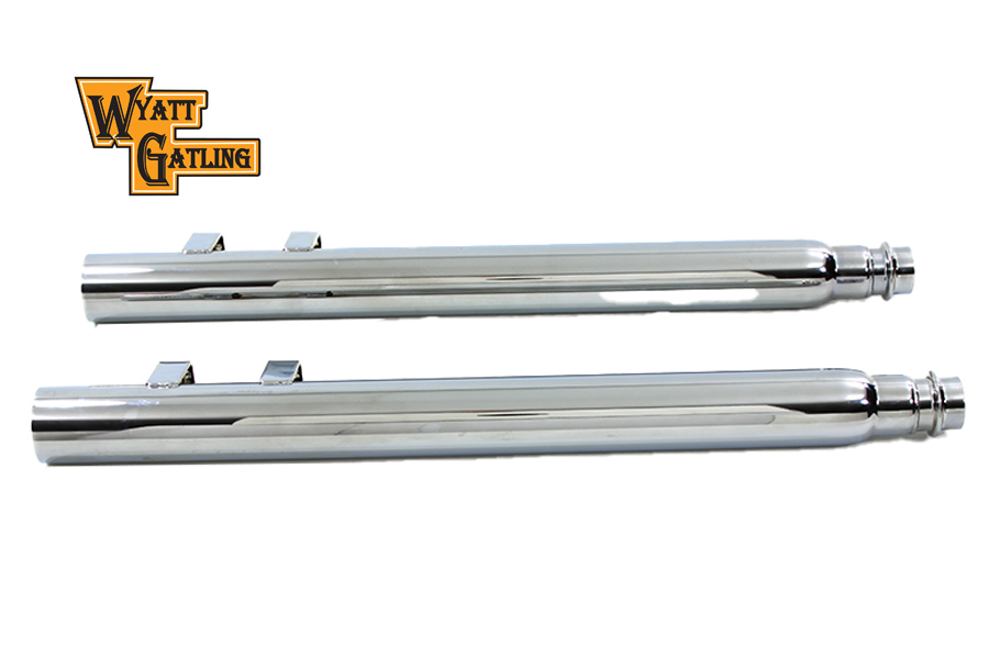 Wyatt Gatling Straight Muffler Pipe with Removable Baffle