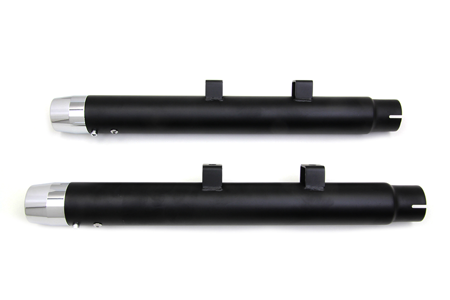 2-1/4" Diameter Black Straight Muffler Set