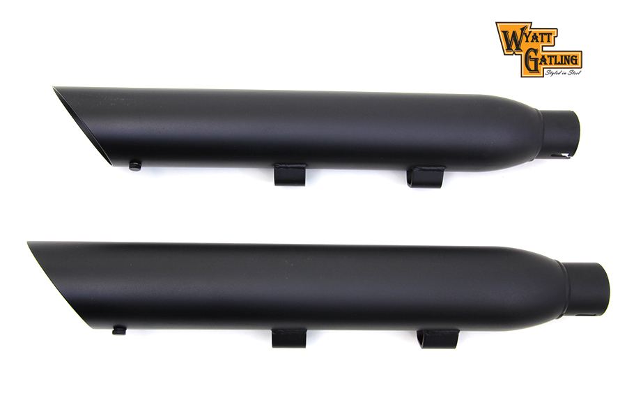 Wyatt Gatling Black Slash Muffler Set
