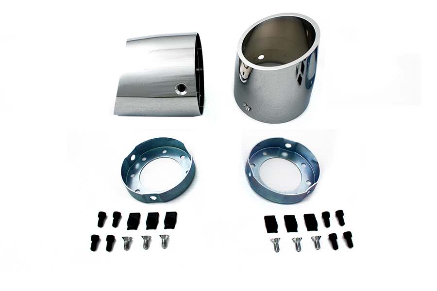 Slash Style Tips for 4" Mufflers