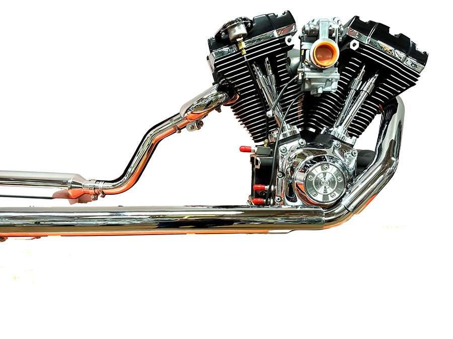 Touring Crossover Exhaust Header System Chrome
