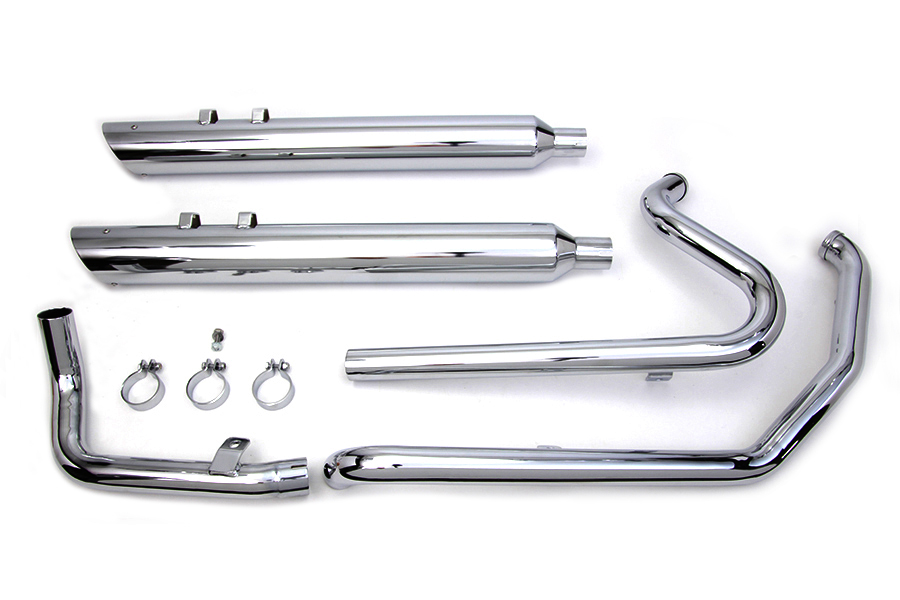 Touring Crossover Exhaust Header System Chrome