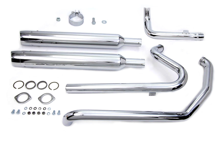 Touring Crossover Exhaust Header System Chrome