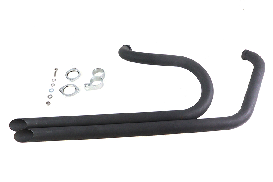 Side By Side Drag Pipe Set Black