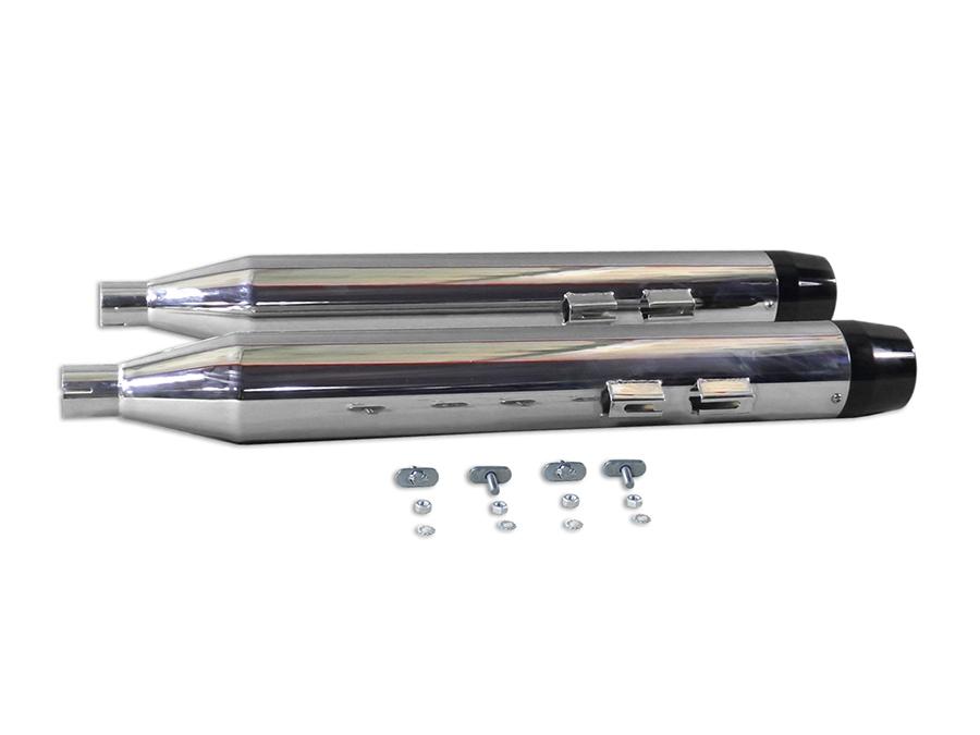 Factory Sample Muffler Set with Black Medium Tapered End