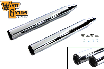 *UPDATE Wyatt Gatling Muffler Set With Black 6 Screw End    Tips