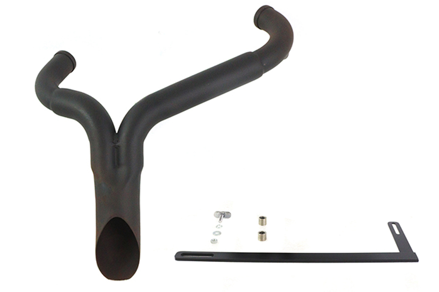 Wyatt Gatling "Y" Exhaust Pipe Header Black