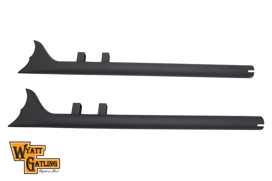 Wyatt Gatling 32" Scalloped Fishtail Set Black