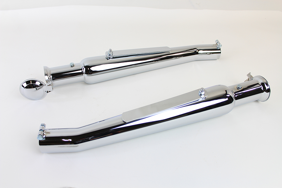 Chrome Megaphone Upsweep Muffler Set