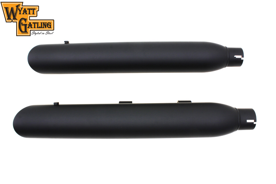 Wyatt Gatling Black Slash Muffler Set