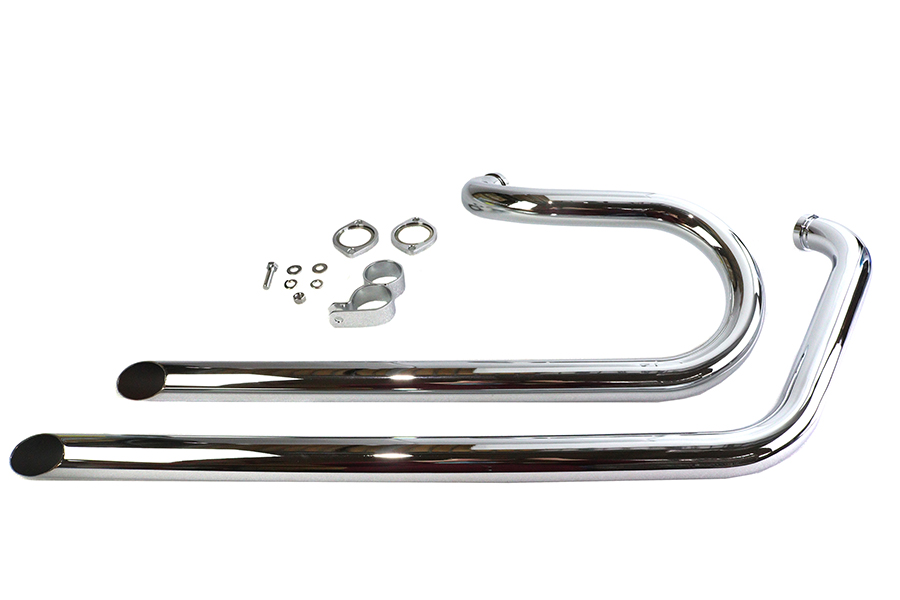Side By Side Drag Pipe Set Chrome