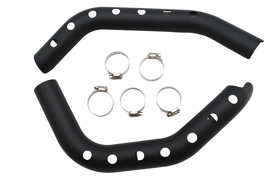 Drag Exhaust Pipe Heat Shield Set