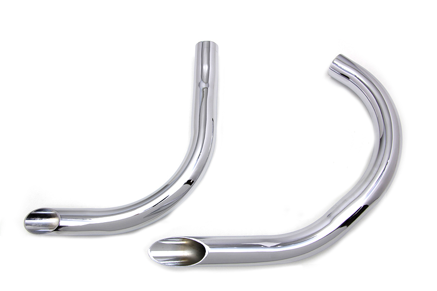 *UPDATE 45 WR Exhaust Drag Pipe Set Chrome