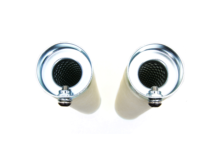 2-1/4 Torque Tube Baffle Set Plain Type 30-0618 | Vital V-Twin
