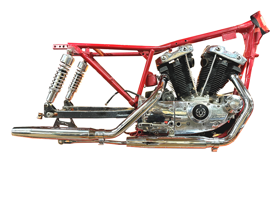 Tapered Muffler Exhaust Kit Chrome
