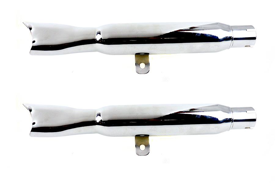 Mini Fishtail Muffler Set Chrome
